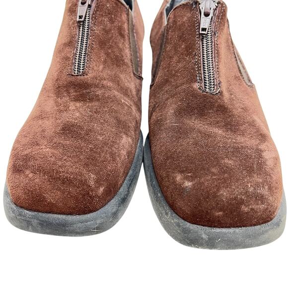 Blondo Chocolate Dark Brown Genuine Leather Suede Loafers Comfort Shoes 10 - Picture 6 of 16